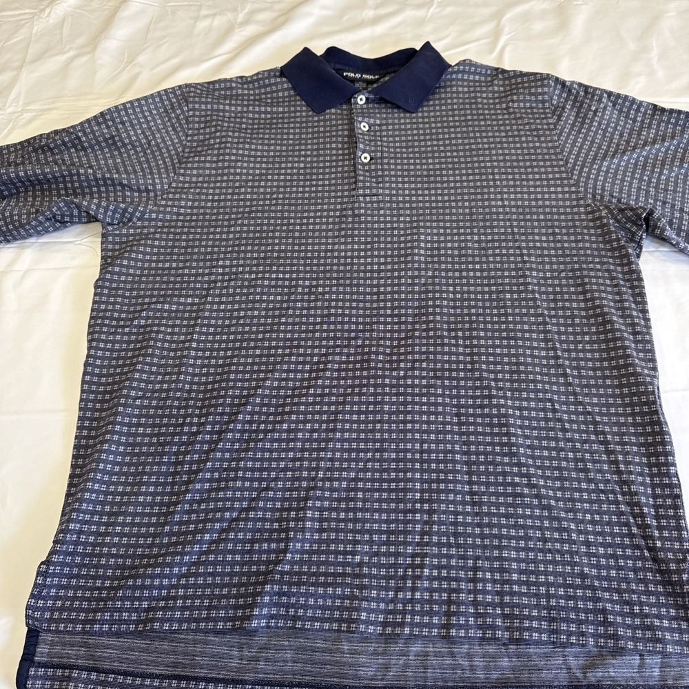 Vintage 90's Polo Golf Ralph Lauren Blue Short Sleeve Shirts Mens XL‎ Cotton